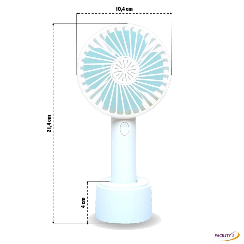 VENTILATEUR A MAIN RECHARGEABLE USB