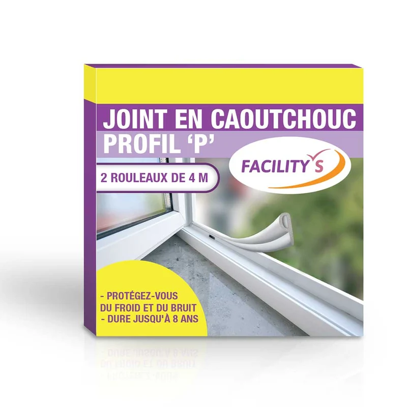 JOINTS D'ISOLATION PORTE ET FENÊTRE 4M X2