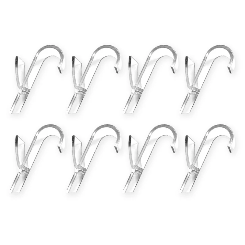 CROCHETS PLASTIQUE X8