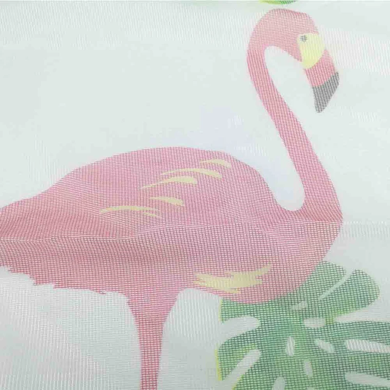 MOUSTIQUAIRE AIMANTÉE IMPRIMÉE FLAMANT ROSE