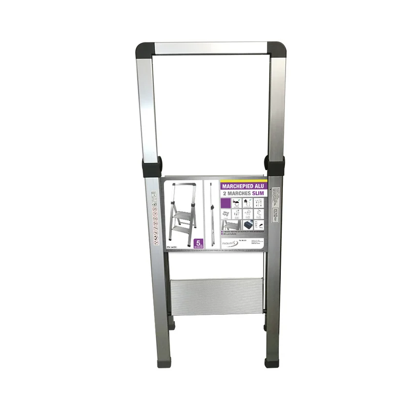 MARCHEPIED ALU SLIM 2 MARCHES