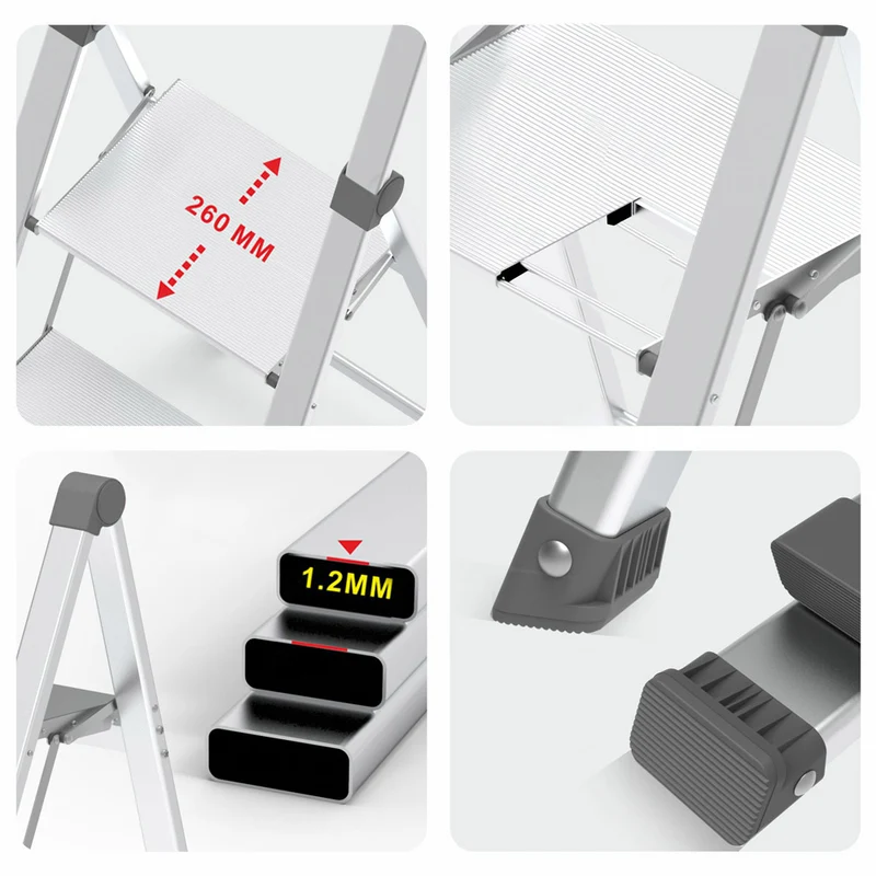 MARCHEPIED ALU SLIM 2 MARCHES