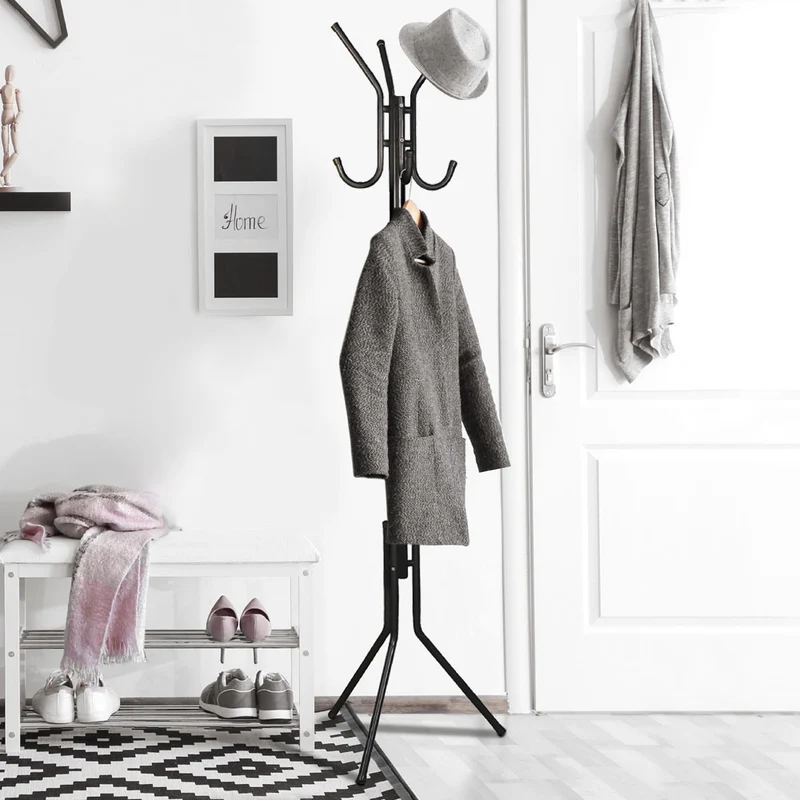 PORTE-MANTEAU MÉTAL NOIR