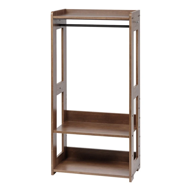 Wood Garment Rack - Compact