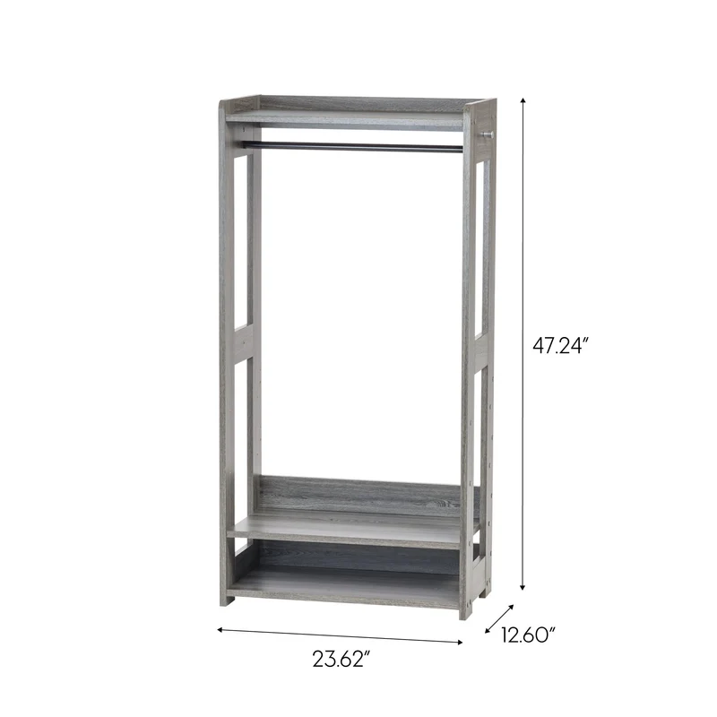 Wood Garment Rack - Compact