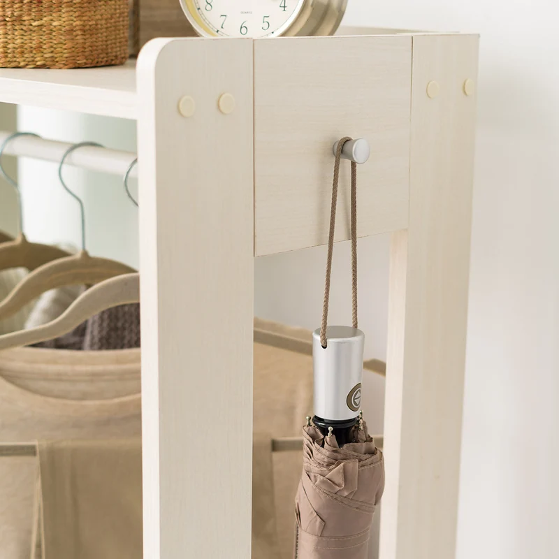 Wood Garment Rack - Compact