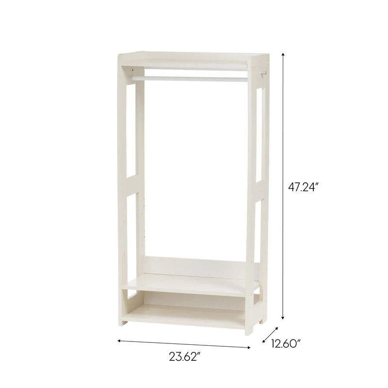 Wood Garment Rack - Compact