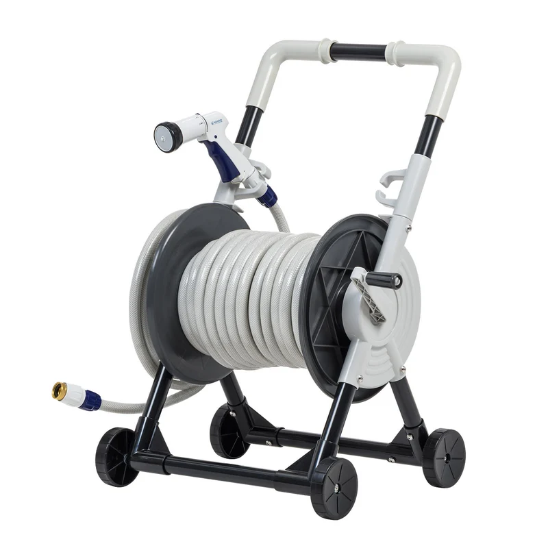 All-in-1 Portable Garden Hose Reel Cart