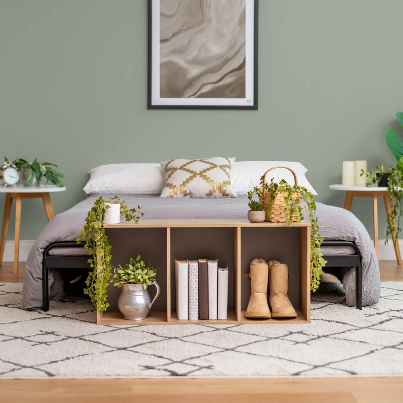 Wood Storage Shelf - 3 Tier