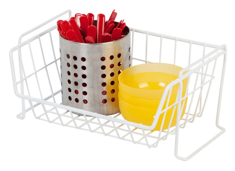 Wire Stacking Storage Basket - Small