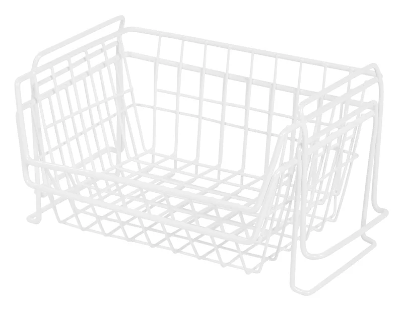 Wire Stacking Storage Basket - Small