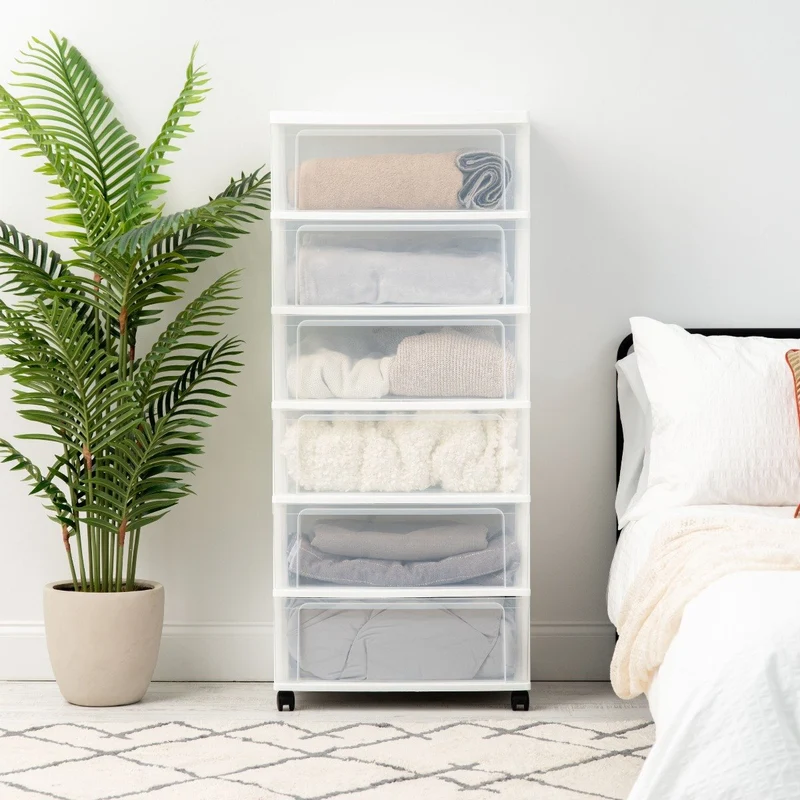 Wide Storage Chest - 6 Drawers
