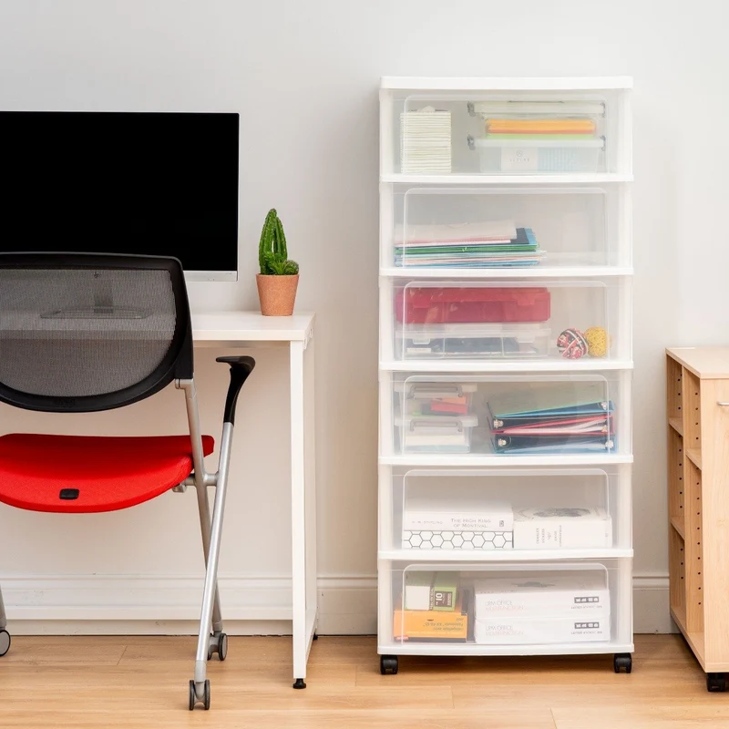 Wide Storage Chest - 6 Drawers