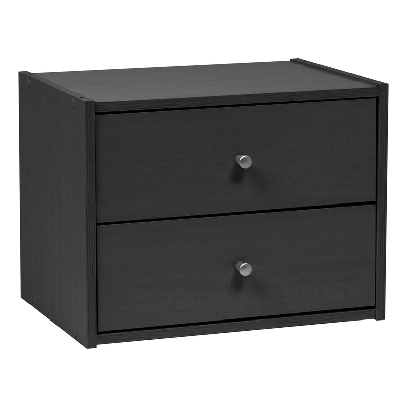 Modular Wood Stacking Box with Drawers