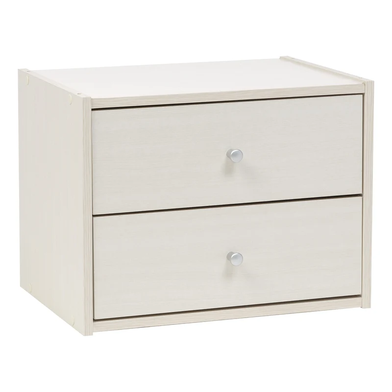 Modular Wood Stacking Box with Drawers