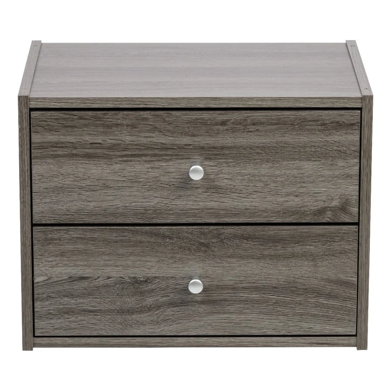 Modular Wood Stacking Box with Drawers