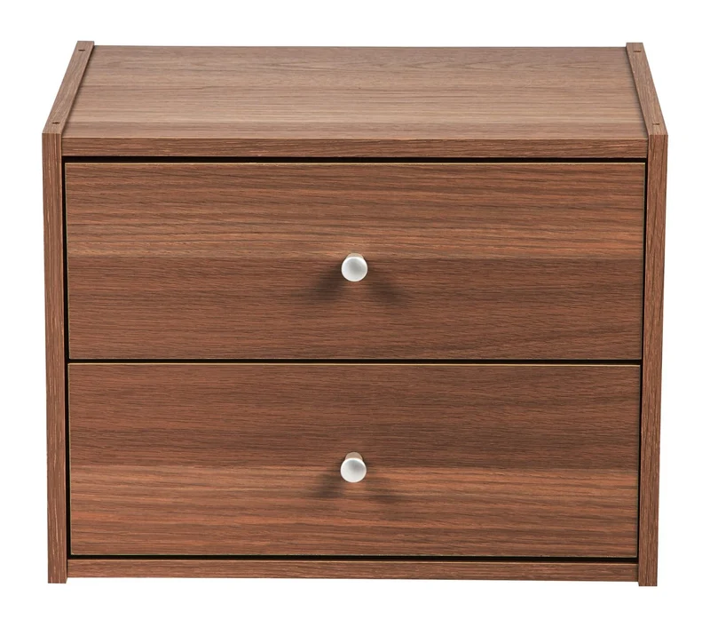 Modular Wood Stacking Box with Drawers