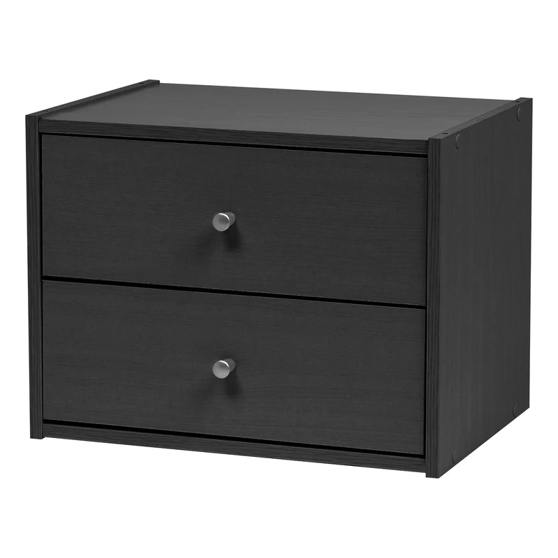 Modular Wood Stacking Box with Drawers