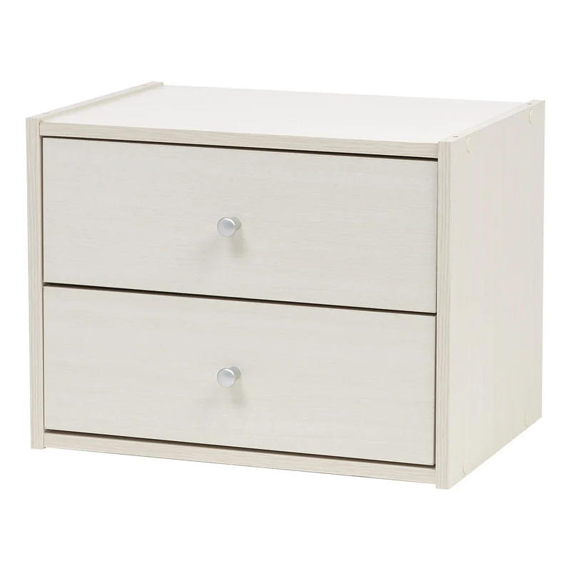 Modular Wood Stacking Box with Drawers