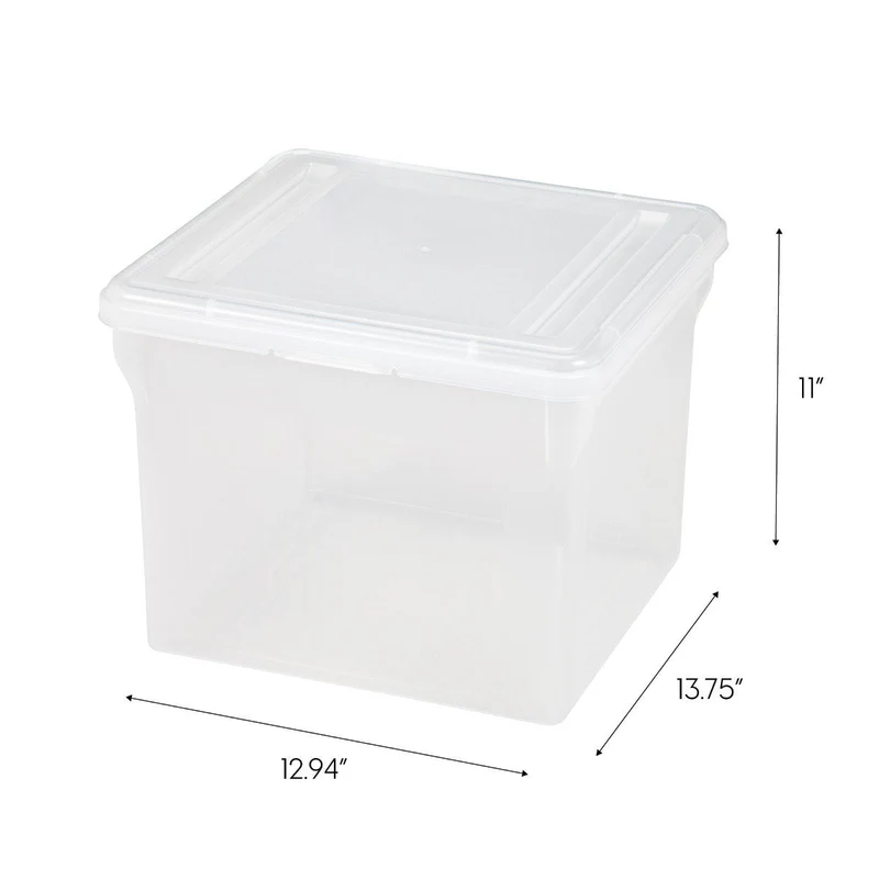 Letter Snap-Lid File Box