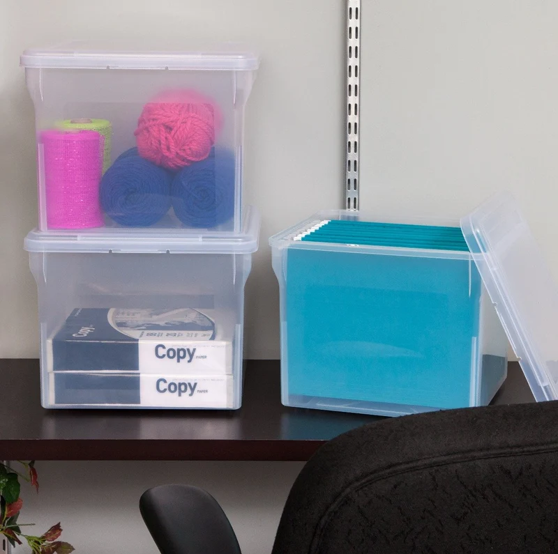 Letter Snap-Lid File Box