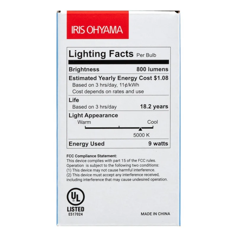 LED Light Bulbs-5000K-Bulb