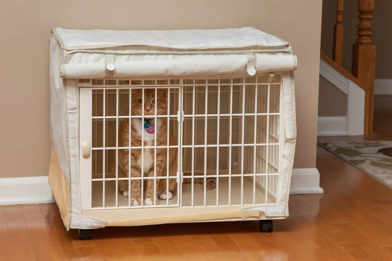 Animal Cage with Canvas Cover - Extra Small