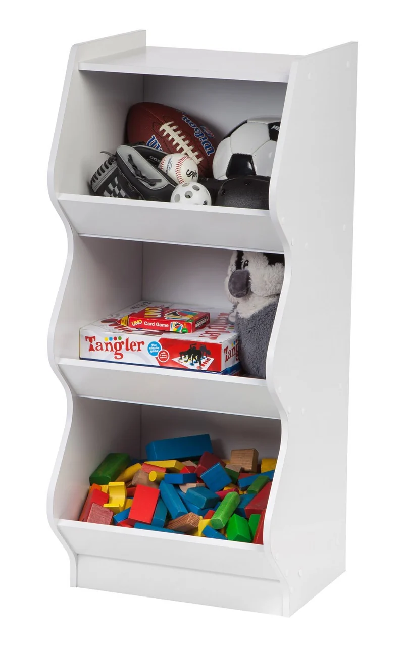 Curved Edge Storage Shelf - 3 Tier