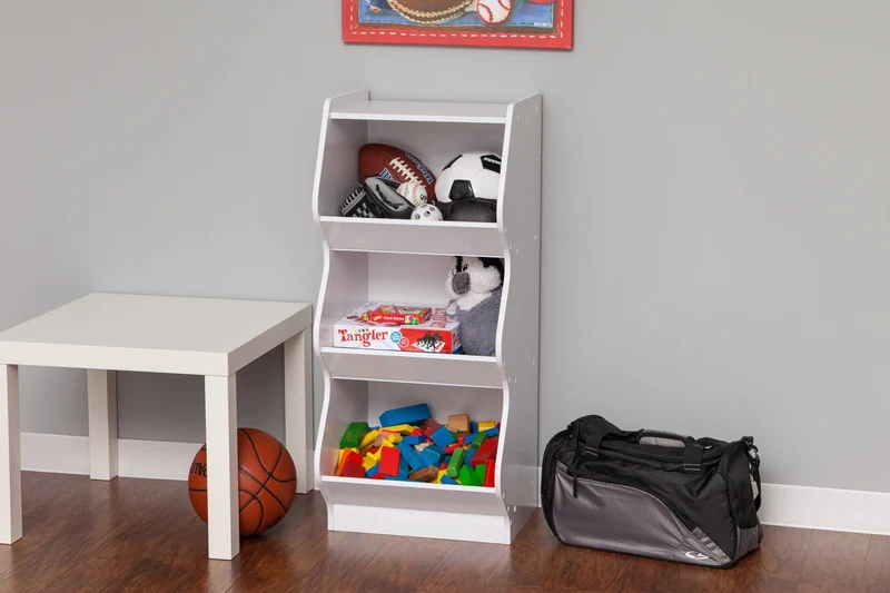 Curved Edge Storage Shelf - 3 Tier