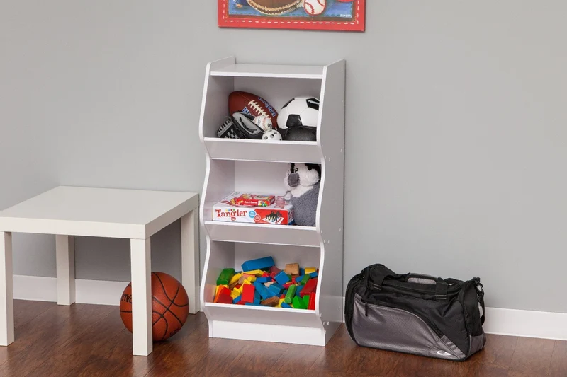 Curved Edge Storage Shelf - 3 Tier