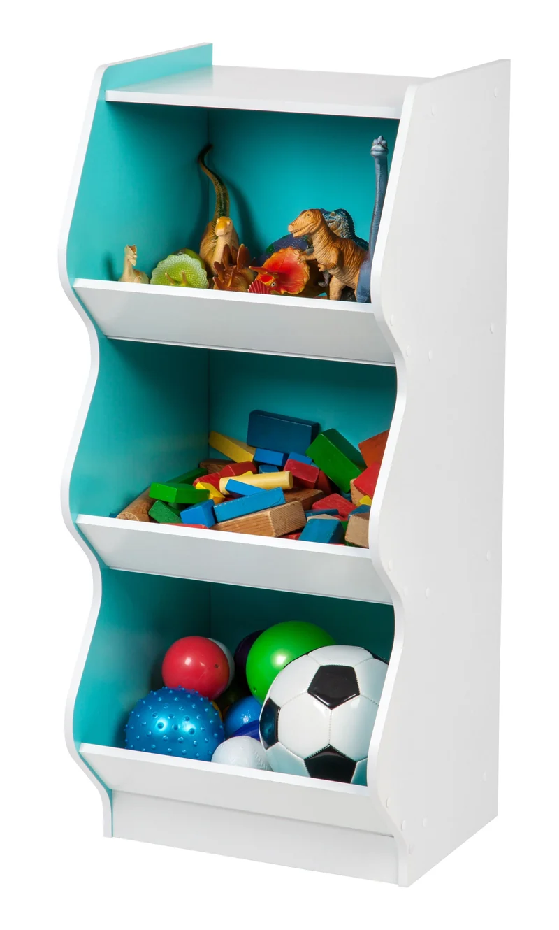 Curved Edge Storage Shelf - 3 Tier