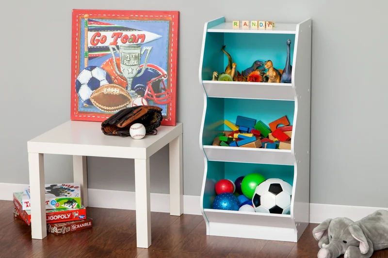 Curved Edge Storage Shelf - 3 Tier