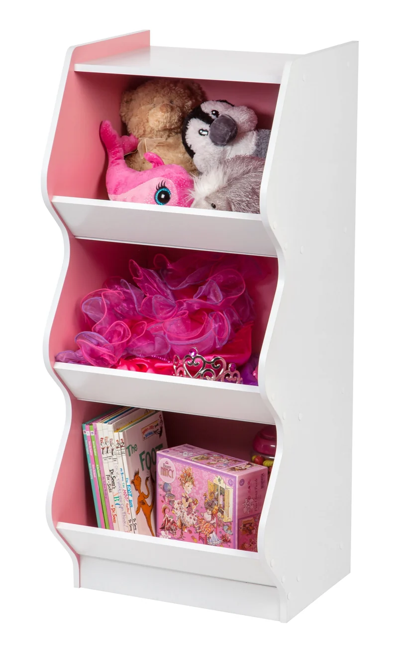 Curved Edge Storage Shelf - 3 Tier