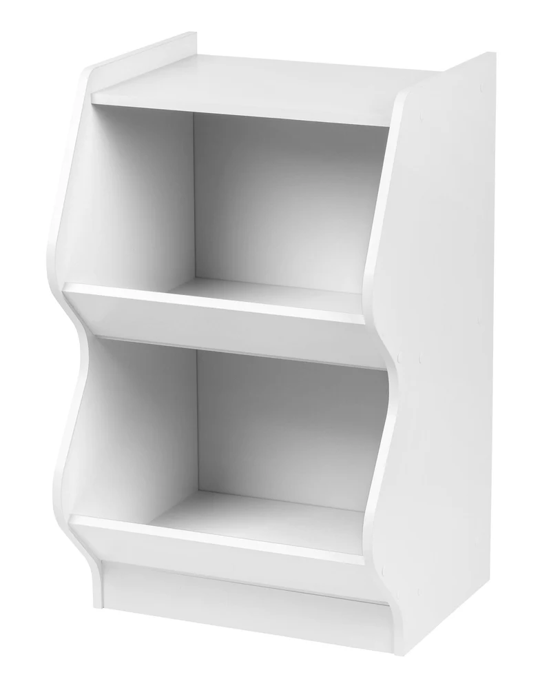 Curved Edge Storage Shelf - 2 Tier