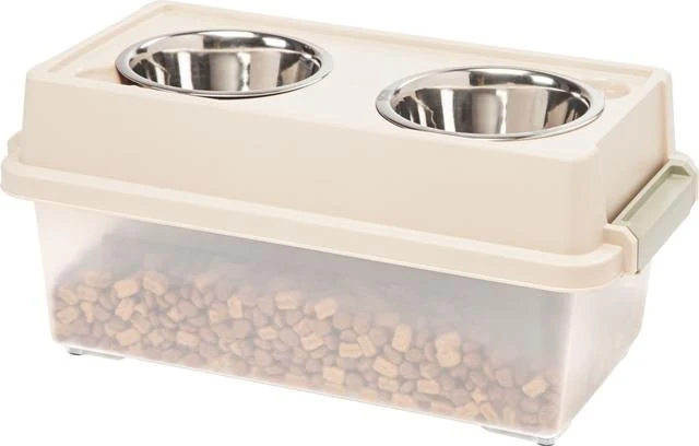 Elevated Feeder with Airtight Storage - Medium