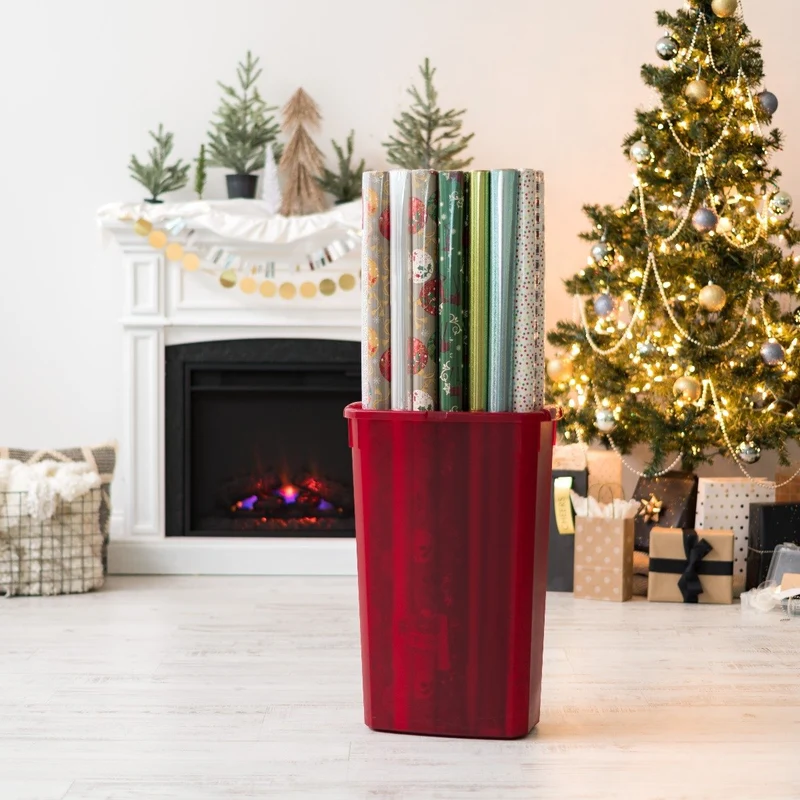 Holiday 40-inch Wrapping Paper Storage Box