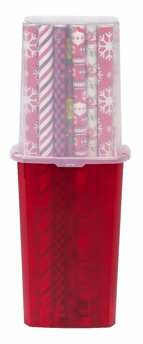 Holiday 40-inch Wrapping Paper Storage Box