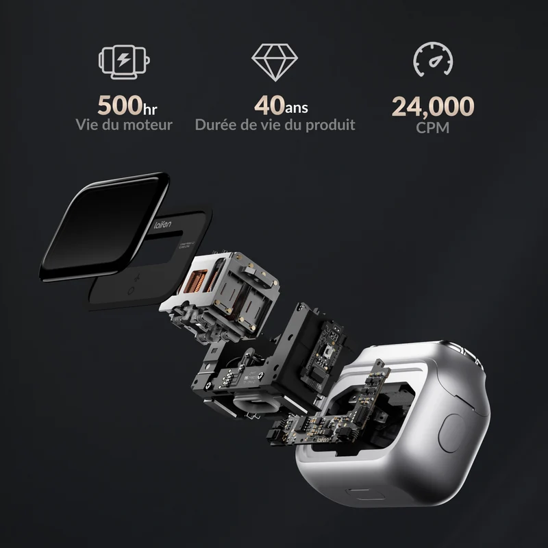 Laifen P3 Pro- Rasoir électrique à trois lames avec moteur linéaire