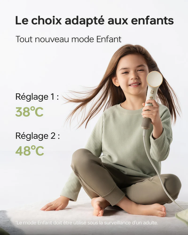 Laifen Mini · Sèche-cheveux à grande vitesse