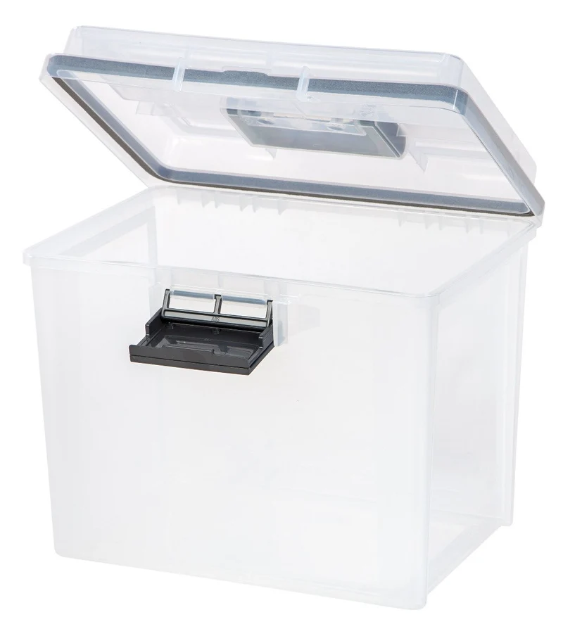 File Box (Letter) with Handle and Organizer, WeatherPro™ - 19 QT - Gasket Box