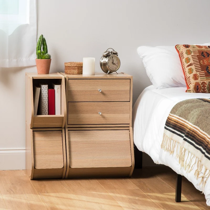 Modular Wood Stacking Box - Narrow