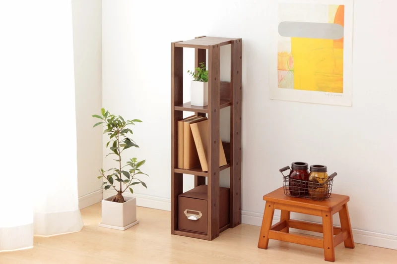 Open Wood Rack Shelf - Small