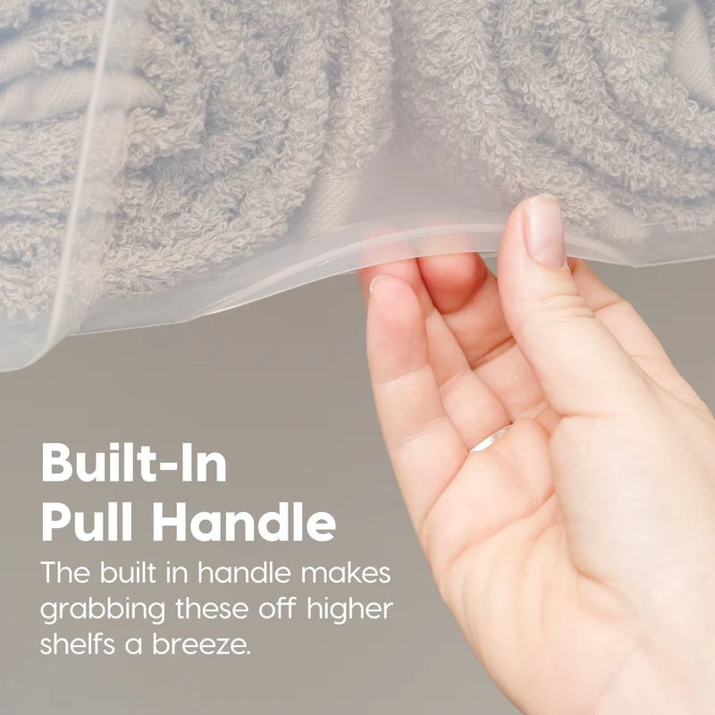Stack & Pull® Storage Box - 32 QT Clear 4 Pack