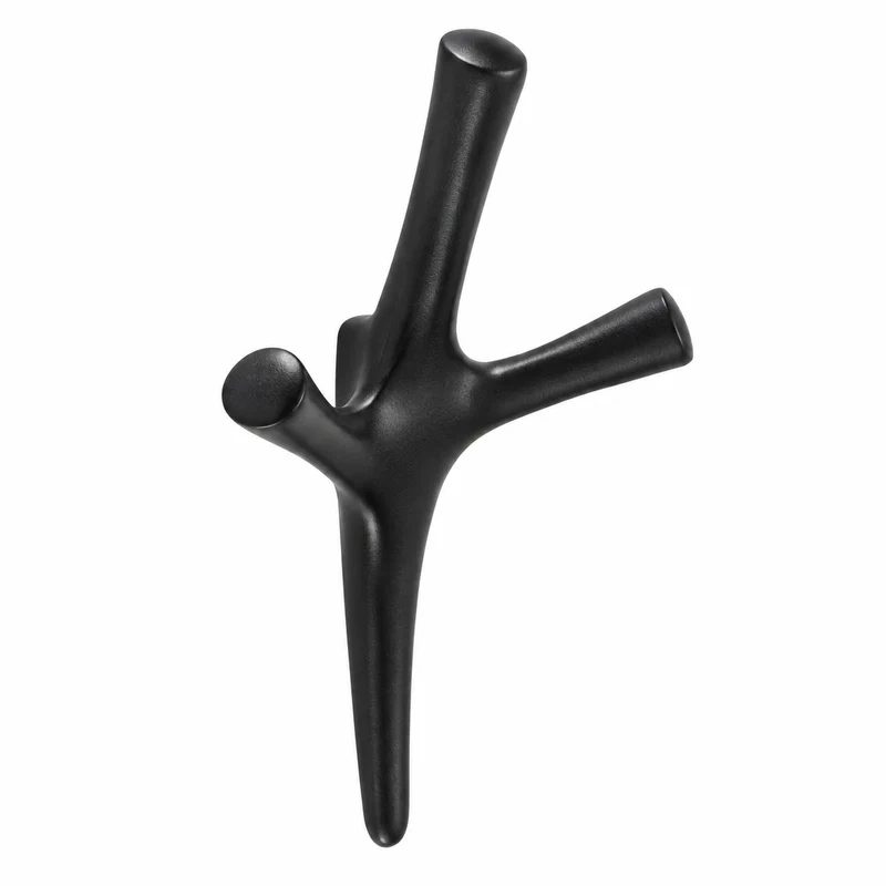 Porte-Manteau Mural 41112 Noir Mat