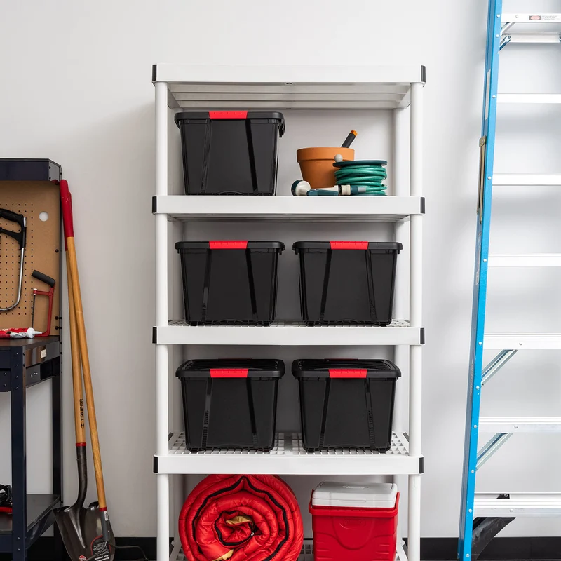 Stack & Pull® Storage Box 6 Pack- 40 QT