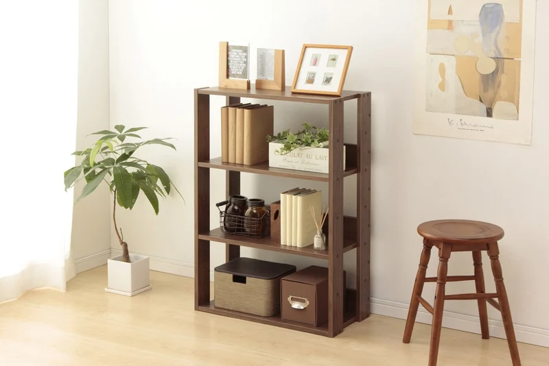 Open Wood Rack Shelf - Large