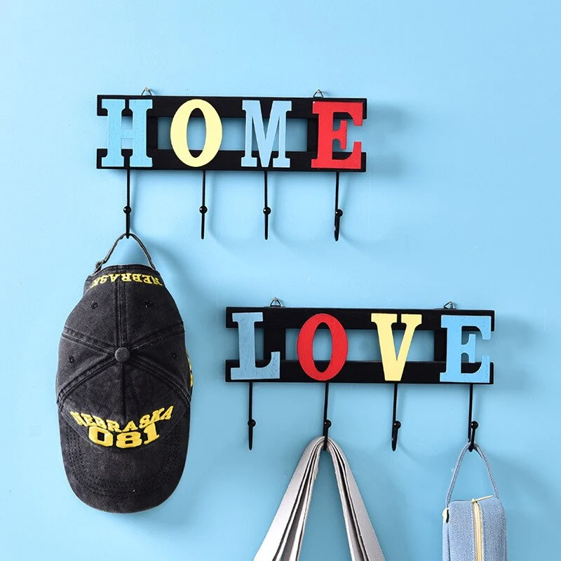 Porte Manteau Mural Home Coloré