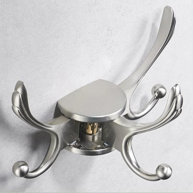 Porte Manteau Mural Demi Perroquet Argent