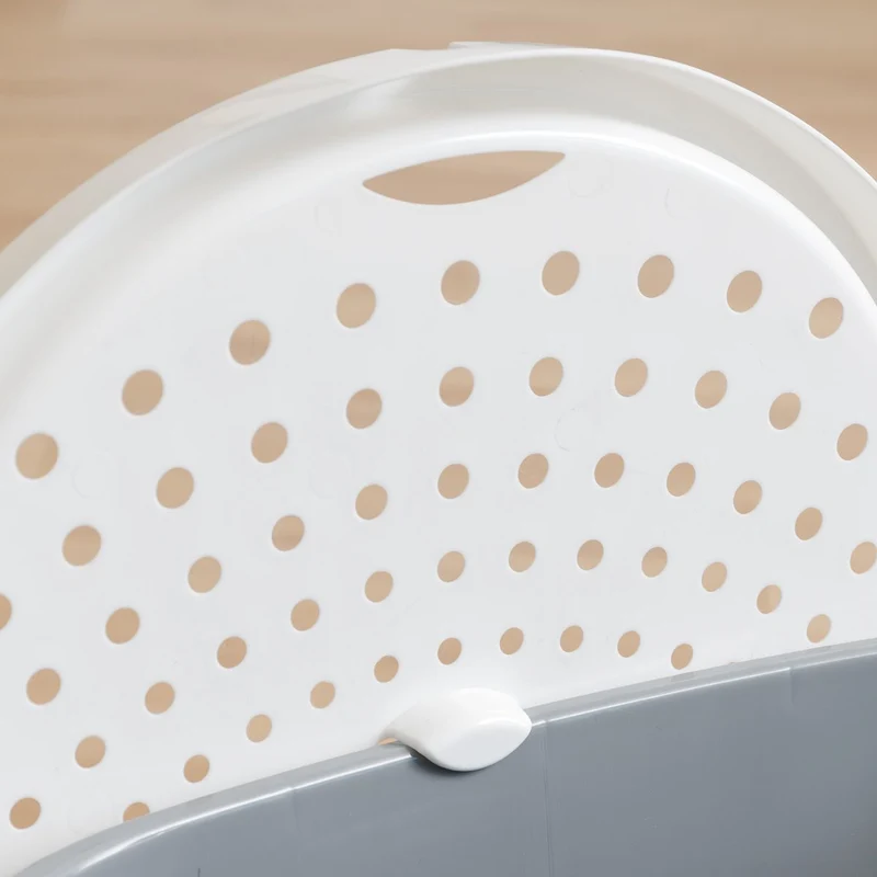 Top Entry Cat Litter Pan with Perforated Lid