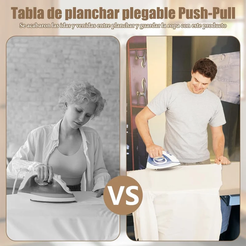 Table à Repasser Encastrée Escamotable pour Meuble – Coulissante et Rabattable